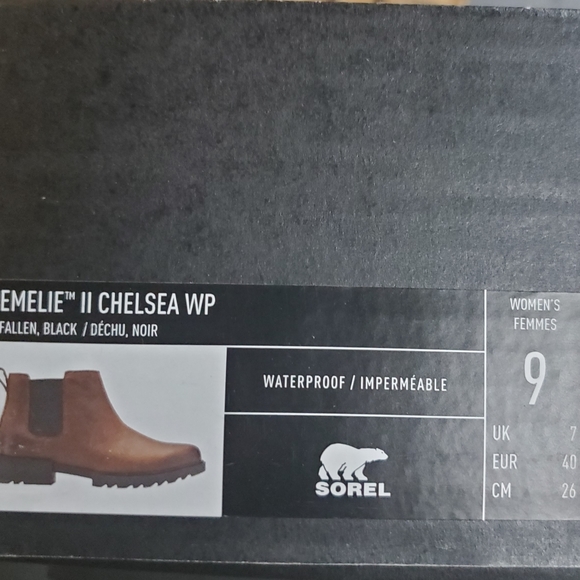 New Sorel Emelie II Chelsea Ankle Boots - Picture 9 of 10